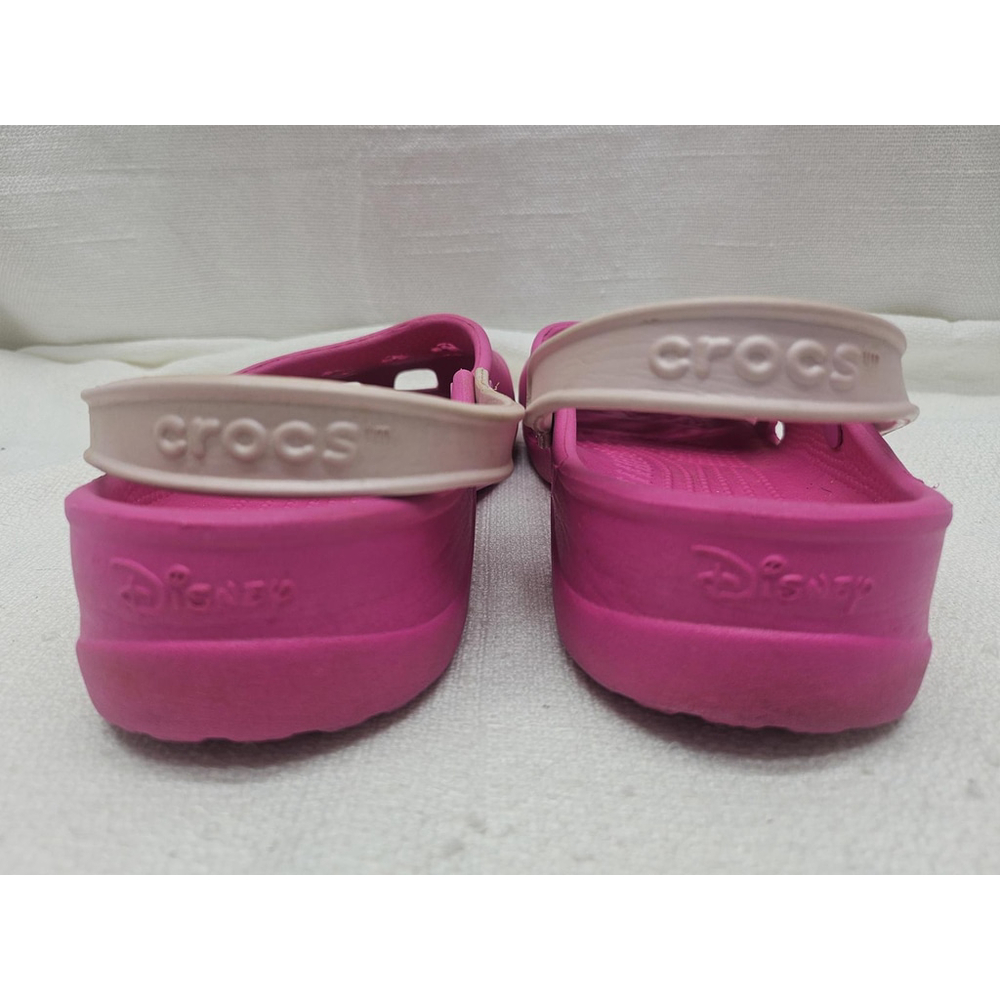Disney Minnie Mouse Pink Crocs Women's Size 9 Vacation Travel Comfort - Picture 5 of 9